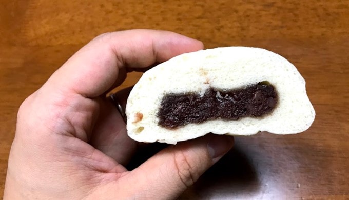 ローソンの北海道小豆のつぶあんまん